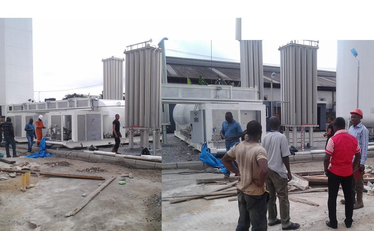 construction of b.o.c gases tank stand in Port Harcourt